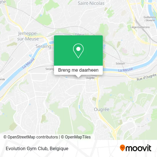Evolution Gym Club kaart