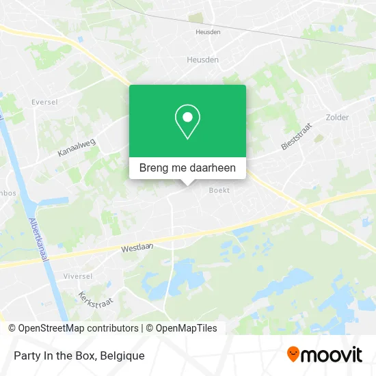 Party In the Box kaart