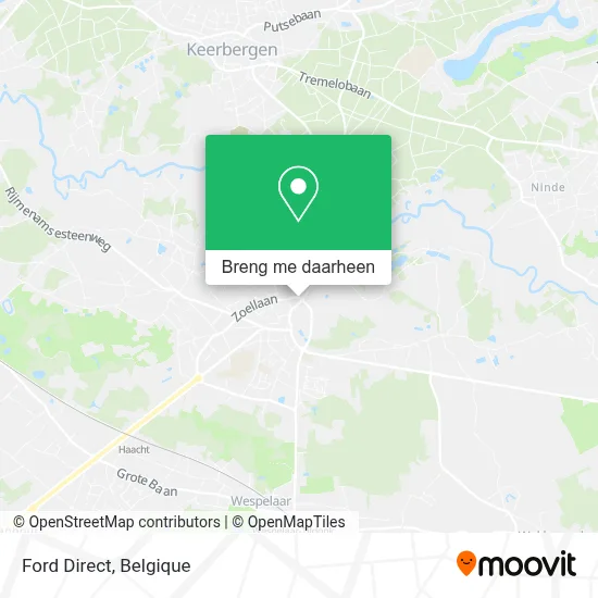 Ford Direct kaart