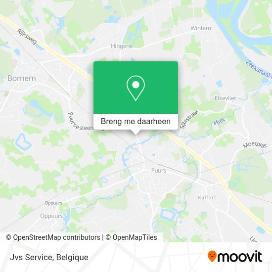 Jvs Service kaart
