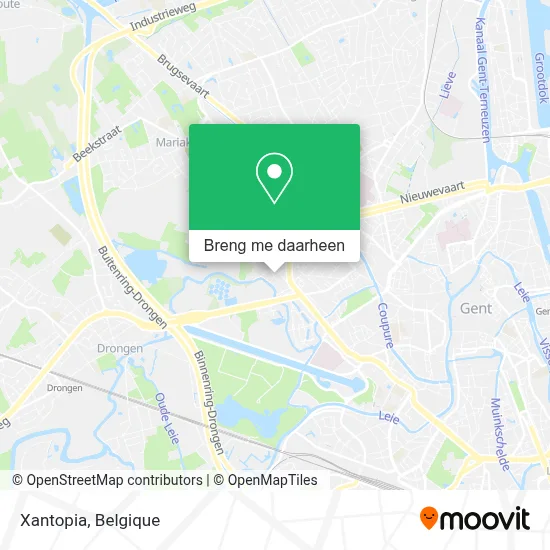 Xantopia kaart