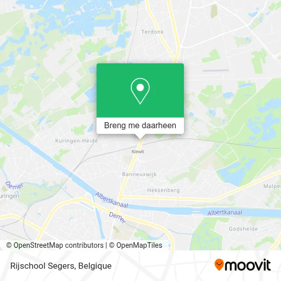 Rijschool Segers kaart
