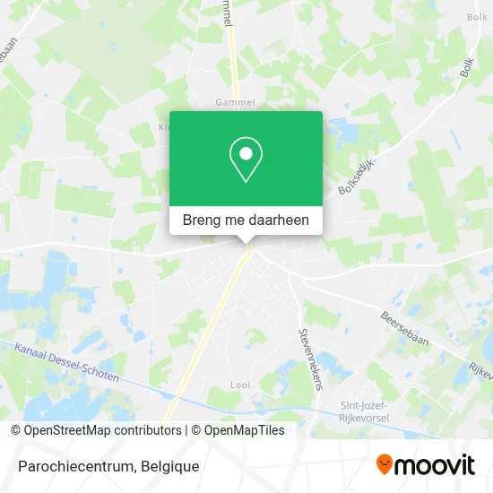 Parochiecentrum kaart