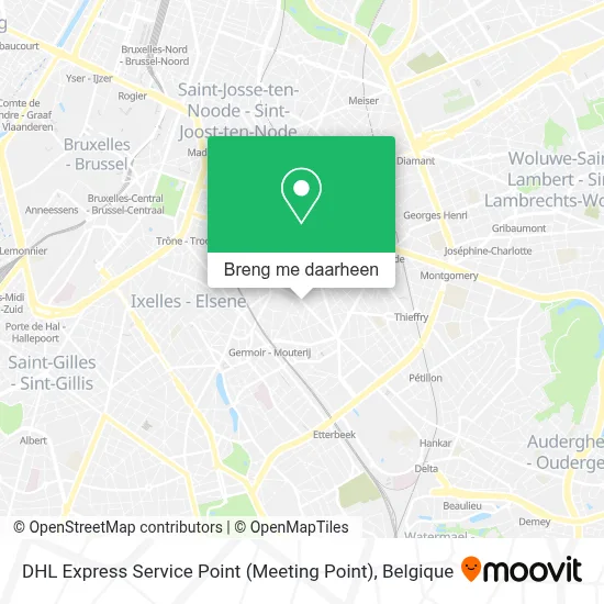 DHL Express Service Point (Meeting Point) kaart