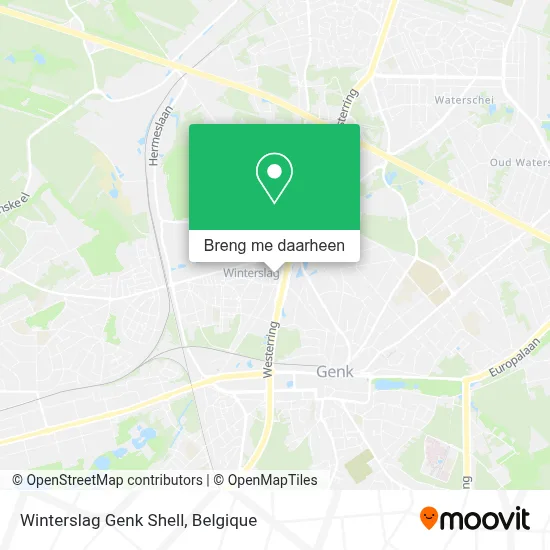 Winterslag Genk Shell kaart