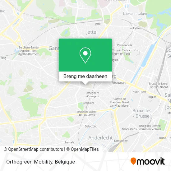 Orthogreen Mobility kaart