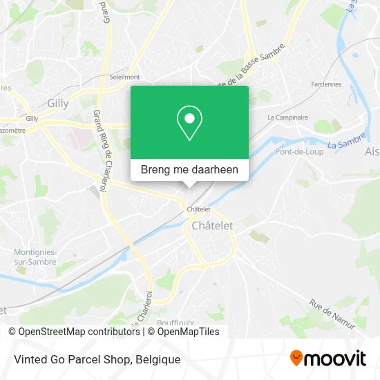 Vinted Go Parcel Shop kaart