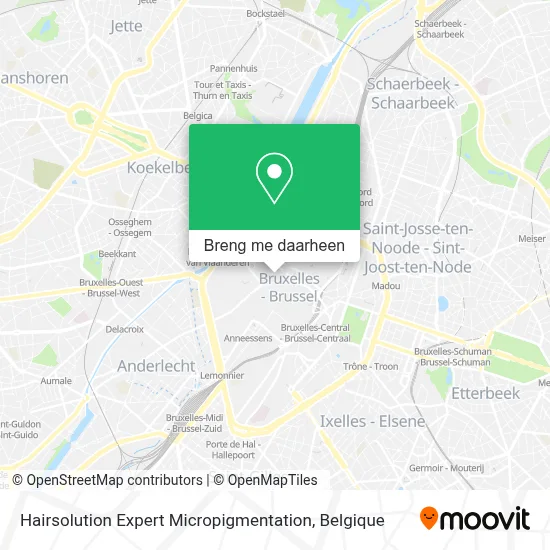 Hairsolution Expert Micropigmentation kaart