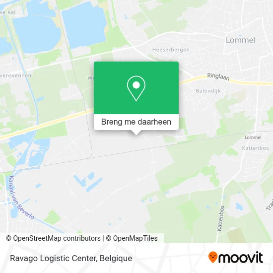 Ravago Logistic Center kaart
