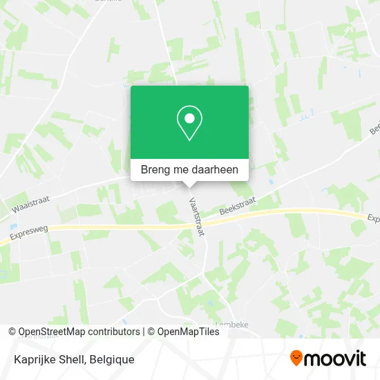 Kaprijke Shell kaart