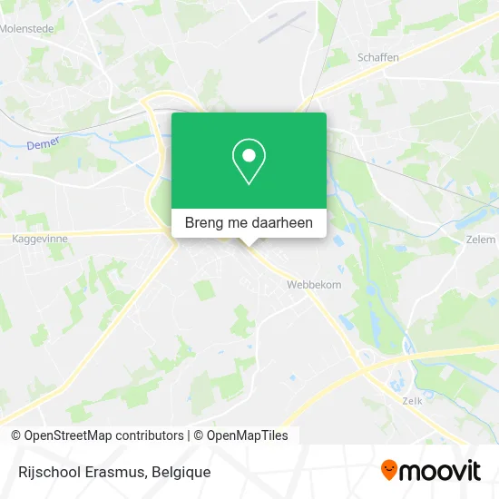 Rijschool Erasmus kaart