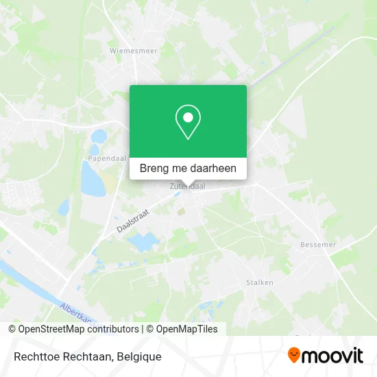 Rechttoe Rechtaan kaart