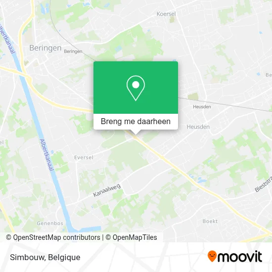 Simbouw kaart
