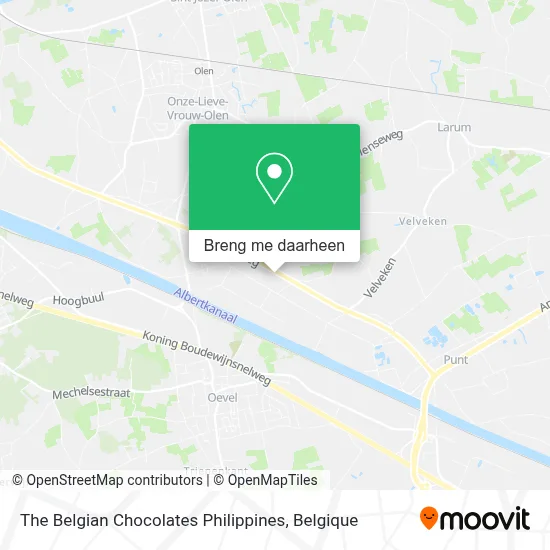 The Belgian Chocolates Philippines kaart