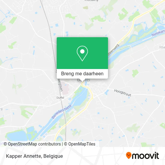 Kapper Annette kaart