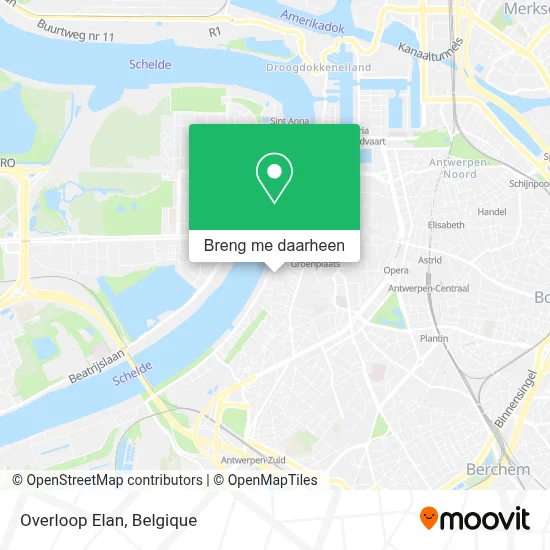 Overloop Elan kaart