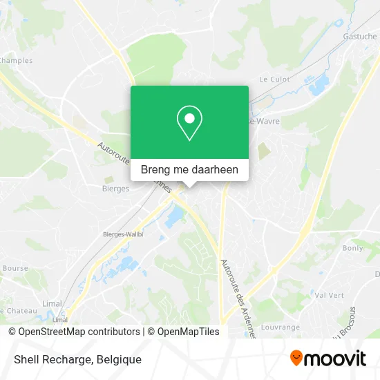 Shell Recharge kaart