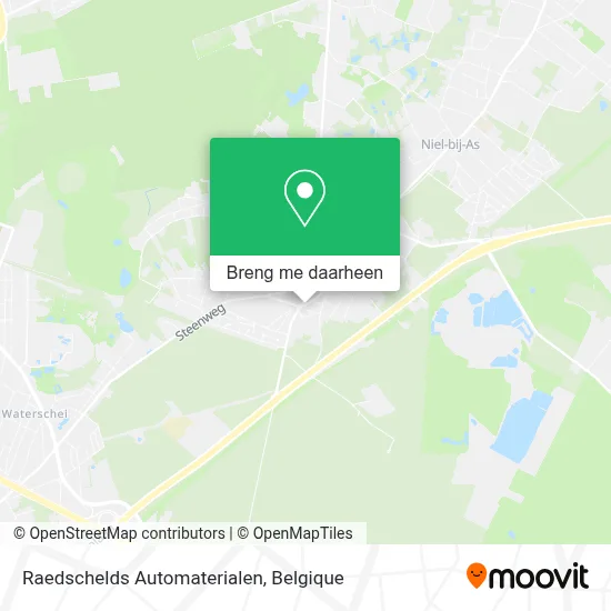 Raedschelds Automaterialen kaart