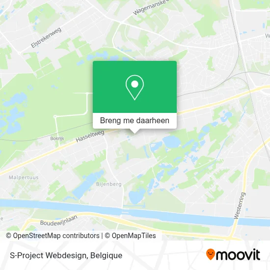 S-Project Webdesign kaart