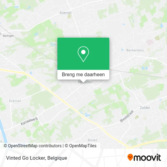 Vinted Go Locker kaart