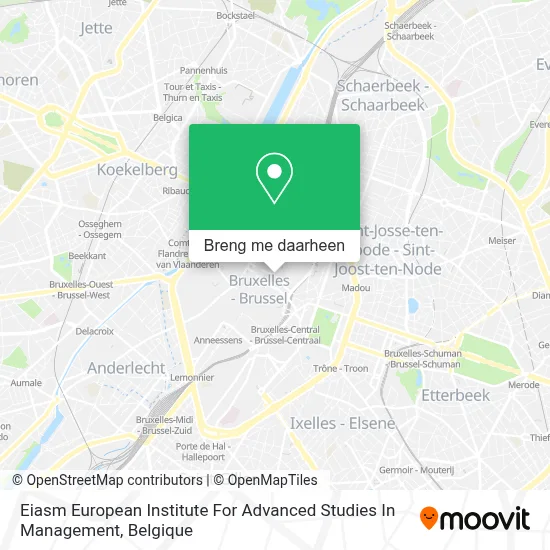 Eiasm European Institute For Advanced Studies In Management kaart