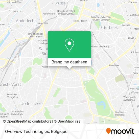 Overview Technologies kaart