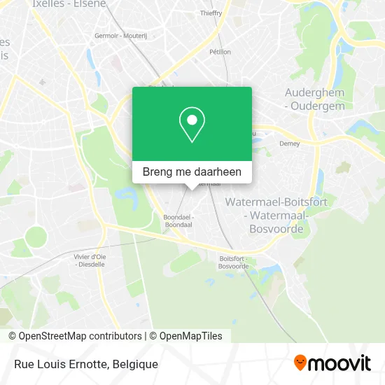 Rue Louis Ernotte kaart
