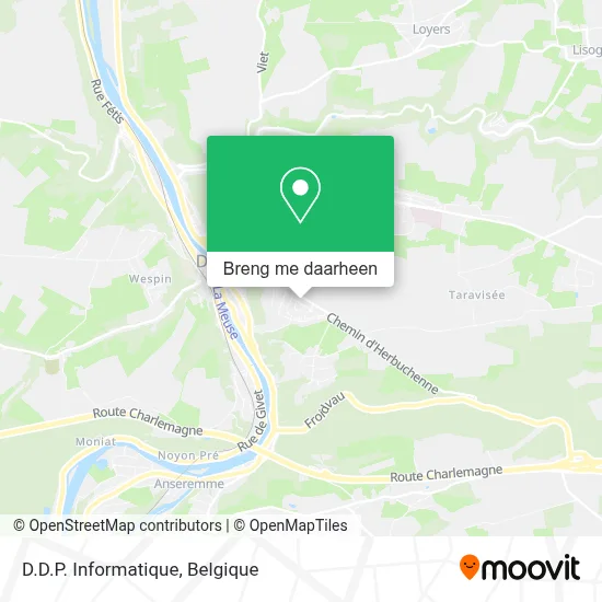 D.D.P. Informatique kaart