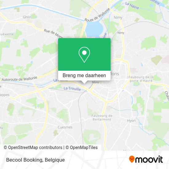 Becool Booking kaart
