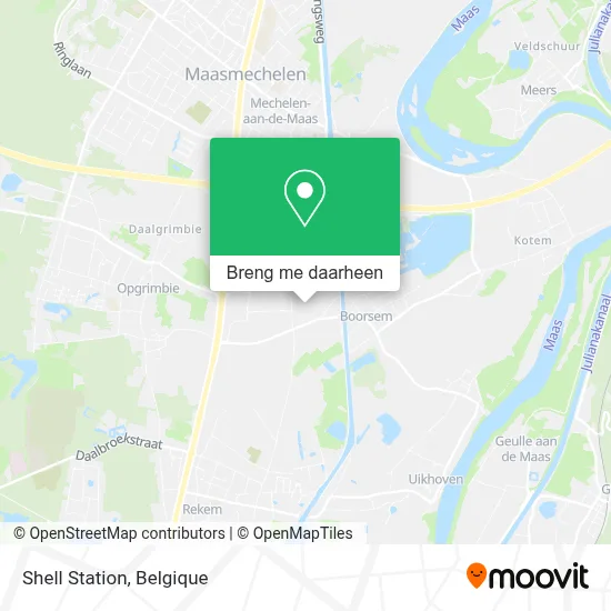 Shell Station kaart