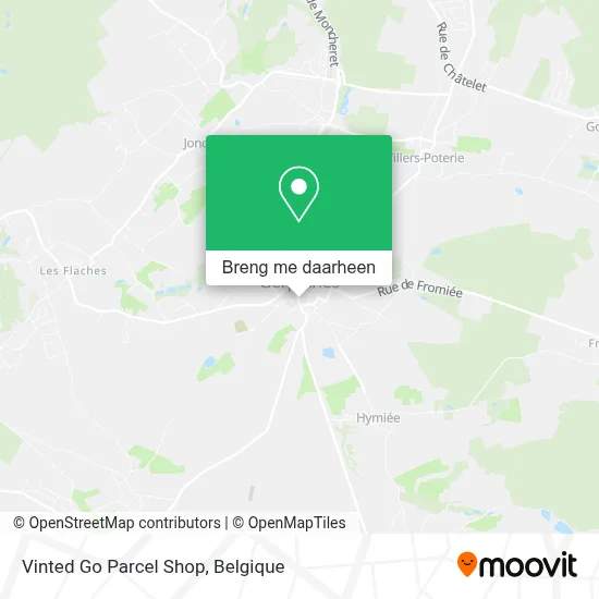 Vinted Go Parcel Shop kaart
