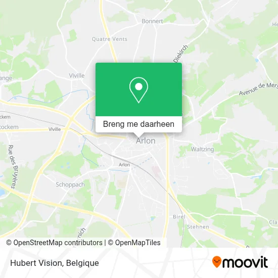Hubert Vision kaart