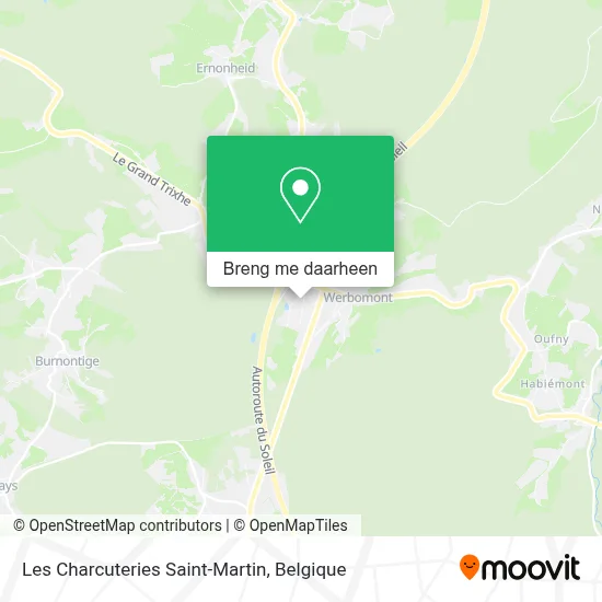 Les Charcuteries Saint-Martin kaart