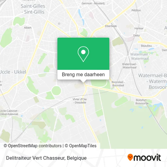Delitraiteur Vert Chasseur kaart