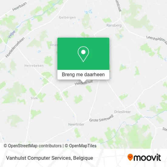 Vanhulst Computer Services kaart