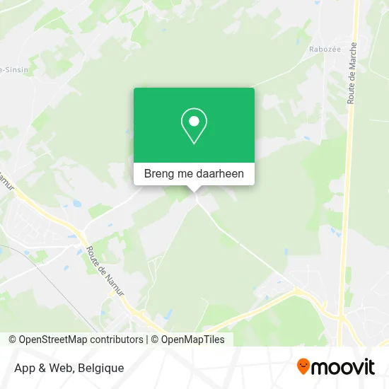 App & Web kaart