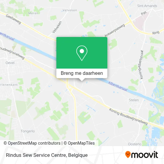 Rindus Sew Service Centre kaart