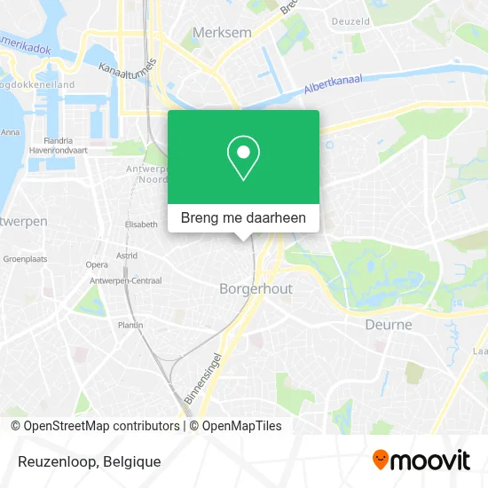 Reuzenloop kaart