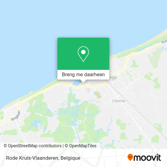 Rode Kruis-Vlaanderen kaart