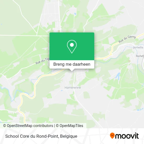 School Core du Rond-Point kaart