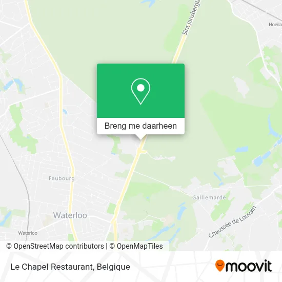 Le Chapel Restaurant kaart