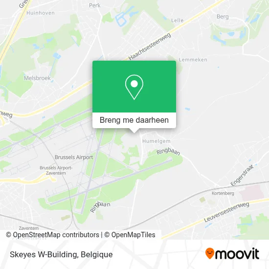 Skeyes W-Building kaart
