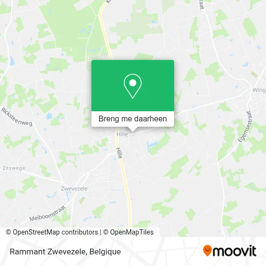 Rammant Zwevezele kaart