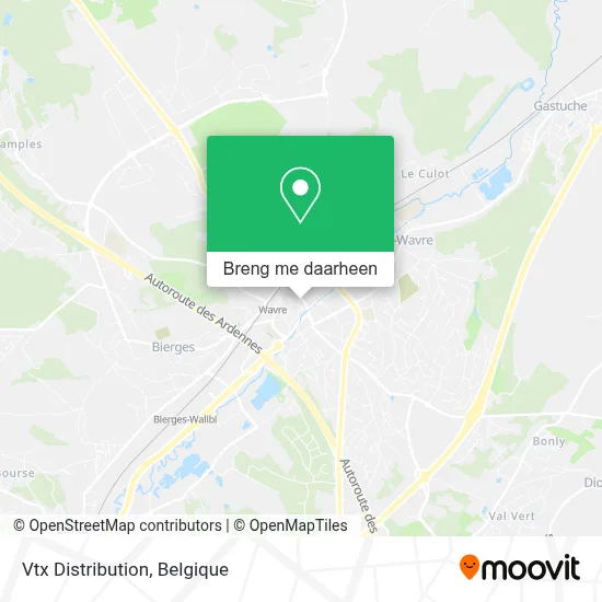 Vtx Distribution kaart