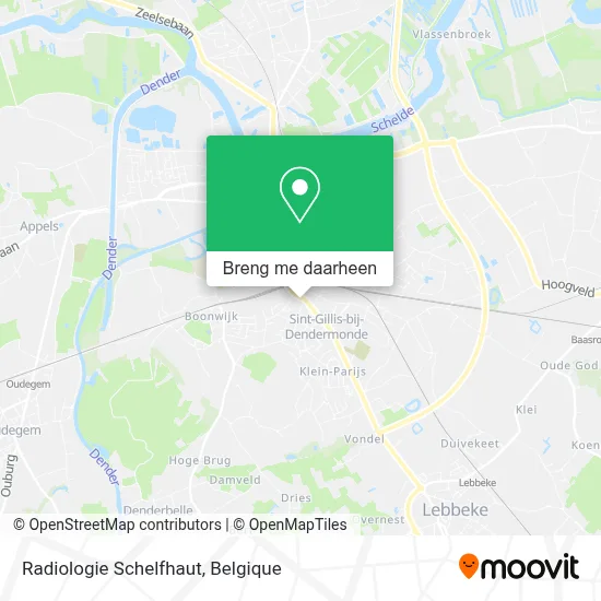 Radiologie Schelfhaut kaart