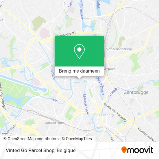 Vinted Go Parcel Shop kaart