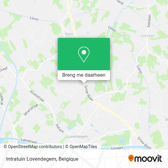 Intratuin Lovendegem kaart