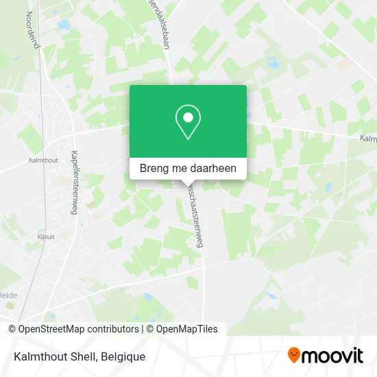 Kalmthout Shell kaart