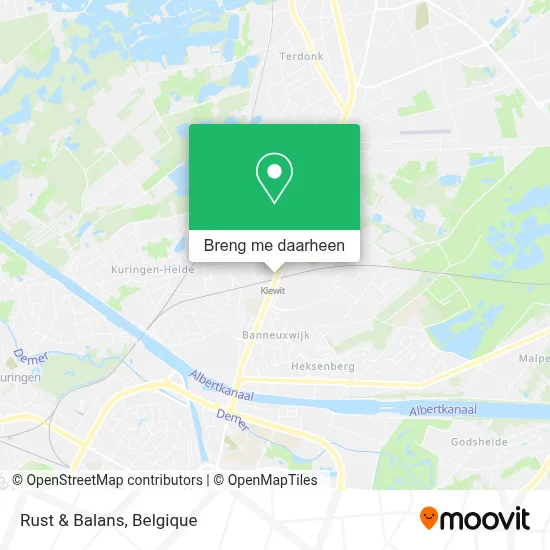 Rust & Balans kaart
