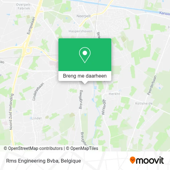 Rms Engineering Bvba kaart